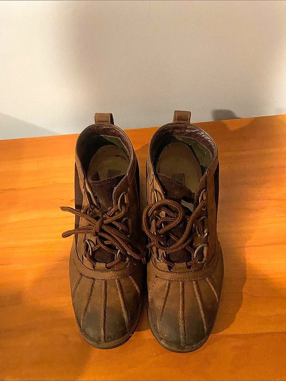 Sorel Brown Lace-Up Boots